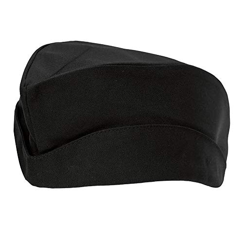 BP 1585-400-32-One Size Feldmütze, mit Druckknöpfen, 215,00 g/m² Stoffmischung, schwarz ,One Size, 2 Stück von BP