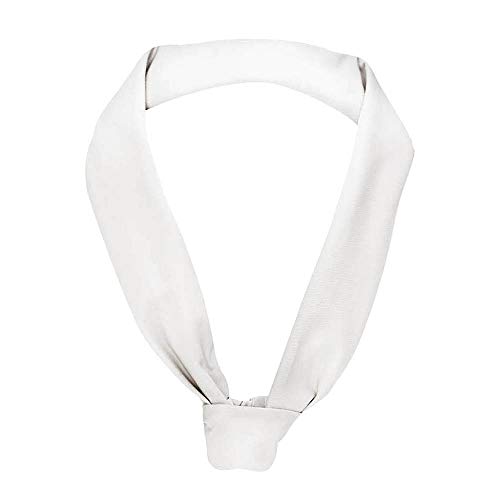 BP 1588-130-21-One Size Halskrawatte, 100 cm breit x 75 cm lang, 205,00 g/m² Reine Baumwolle, weiß ,One Size, 3 Stück von BP