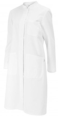 BP 1614-130-21-32n Mantel für Frauen, Langarm, Stehkragen, 205,00 g/m² Reine Baumwolle, weiß, 32n von BP