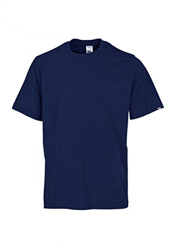 BP 1621-171-110-S Unisex-T-Shirt, 1/2 Ärmel, Rundhals, Länge 70 cm, 180,00 g/m² Stoffmischung, Nachtblau, S von BP