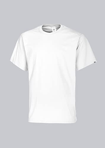 BP 1621-171-21-2XL Unisex-T-Shirt, 1/2 Ärmel, Rundhals, Länge 70 cm, 180,00 g/m² Stoffmischung, weiß, 2XL von BP