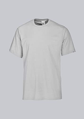 BP 1621-171-51-S Unisex-T-Shirt, 1/2 Ärmel, Rundhals, Länge 70 cm, 180,00 g/m² Stoffmischung, hellgrau, S von BP