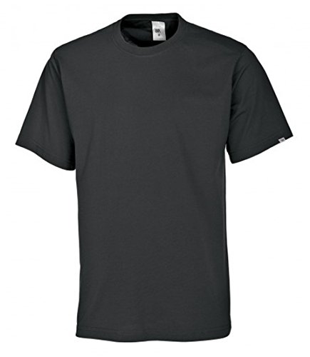 BP 1621-171-56-S Unisex-T-Shirt, 1/2 Ärmel, Rundhals, Länge 70 cm, 180,00 g/m² Stoffmischung, anthrazit, S von BP