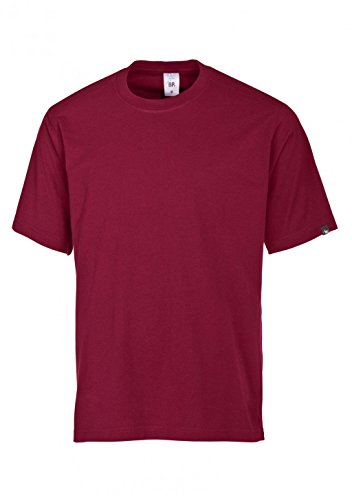 BP 1621-171-82-5XL Unisex-T-Shirt, 1/2 Ärmel, Rundhals, Länge 70 cm, 180,00 g/m² Stoffmischung, weinrot, 5XL von BP