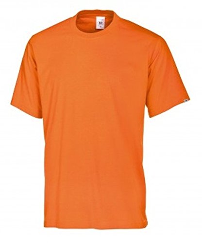 BP 1621-171-85-3XL Unisex-T-Shirt, 1/2 Ärmel, Rundhals, Länge 70 cm, 180,00 g/m² Stoffmischung, orange, 3XL von BP