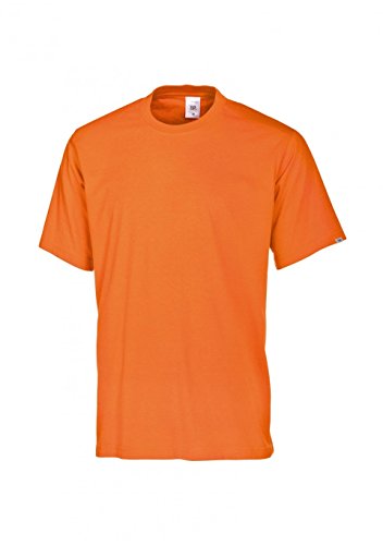 BP 1621-171-85-XS Unisex-T-Shirt, 1/2 Ärmel, Rundhals, Länge 70 cm, 180,00 g/m² Stoffmischung, orange, XS von BP
