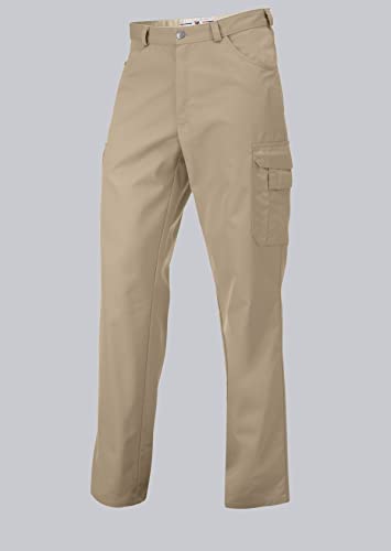 BP 1641-400-47-XSn Unisex-Jeans, Jeans-Stil mit mehreren Taschen, 215,00 g/m² Stoffmischung, eierschalenfarben, XSn von BP