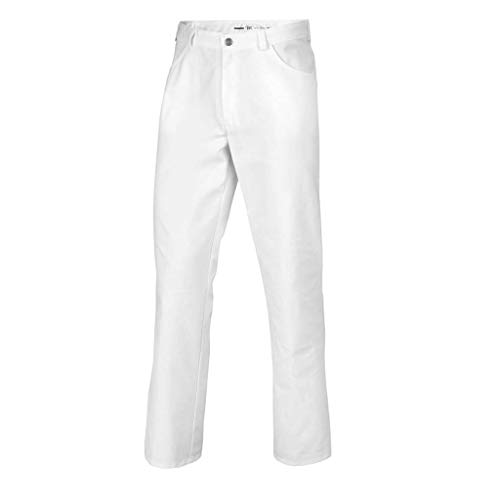 BP 1643-558-21-XLl Unisex-Hose, Jeans-Stil mit verstellbarem Gummizug hinten, 245,00 g/m² Stoffmischung, weiß, XLl BP 1643-558-21-XLl Unisex-Hose, Jeans-Stil mit verstellbarem Gummizug hinten, 245,00 g/m² Stoffmischung, weiß, XLl von BP