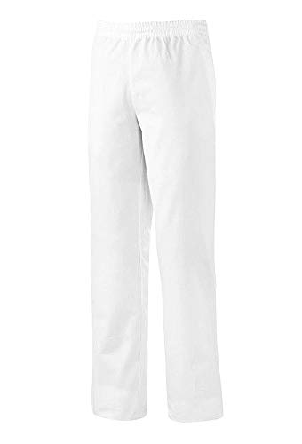 BP 1645-130-21-Mn Unisex-Hose, mit Gummizug in der Taille, 205,00 g/m² Reine Baumwolle, weiß, Mn von BP