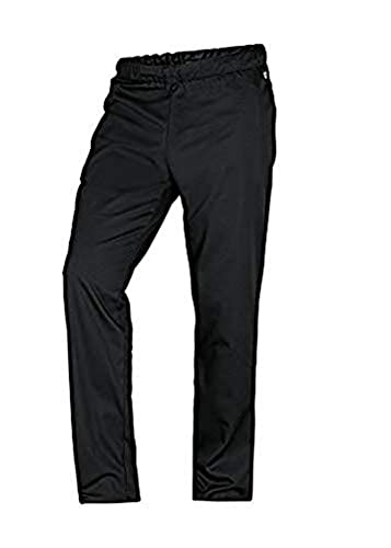 BP 1645-400-32-3XLl Unisex-Hose, mit Gummizug in der Taille, 215,00 g/m² Stoffmischung, schwarz, 3XLl von BP