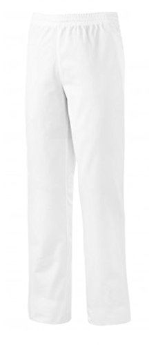 BP 1646-400-21-Ms Unisex-Hose, mit Gummizug in der Taille, 215,00 g/m² Stoffmischung, weiß, Ms von BP