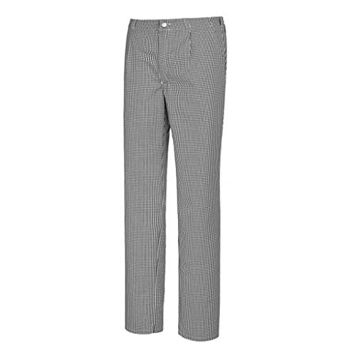 BP 1650-801-33-52 Koch-/Bäckerhose, mit Bundfalten und Taschen, 215,00 g/m² Stoffmischung, schwarz-weißes Karomuster, 52 BP 1650-801-33-52 Koch-/Bäckerhose, mit Bundfalten und Taschen, 215,00 g/m² Stoffmischung, schwarz-weißes Karomuster, 52 von BP
