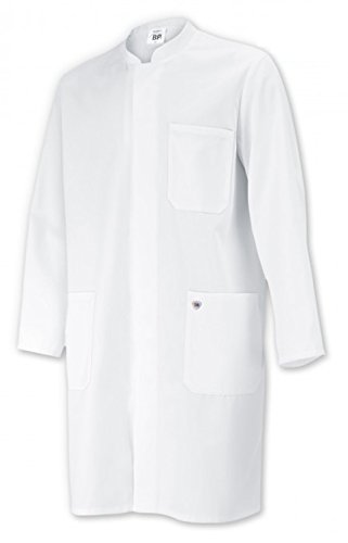 BP 1654-400-21-XLn Unisex-Mantel, Langarm, Stehkragen, 215,00 g/m² Stoffmischung, weiß, XLn BP 1654-400-21-XLn Unisex-Mantel, Langarm, Stehkragen, 215,00 g/m² Stoffmischung, weiß, XLn von BP