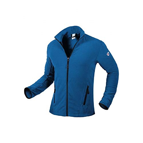 BP 1694-641-0116-L Fleece-Jacke für Männer, Stehkragen- und Arm-Hebesystem, 275,00 g/m² 100% Polyester, azurblau, L von BP