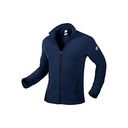 BP 1694-641-110-M Fleece-Jacke für Männer, Stehkragen- und Arm-Hebesystem, 275,00 g/m² 100% Polyester, Nachtblau, M von BP