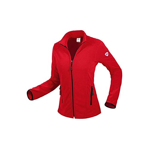 BP 1694-641-81-M Fleece-Jacke für Männer, Stehkragen- und Arm-Hebesystem, 275,00 g/m² 100% Polyester, rot, M von BP