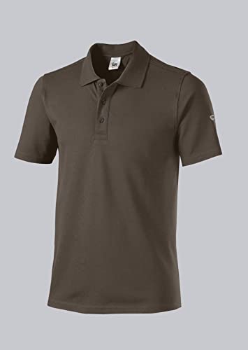 BP 1712-230-400-4XL Unisex-Poloshirt, 1/2 Ärmel, Polokragen mit Knopfleiste, 70 cm, 195,00 g/m² Baumwolle mit Stretch, Falke, 4XL von BP