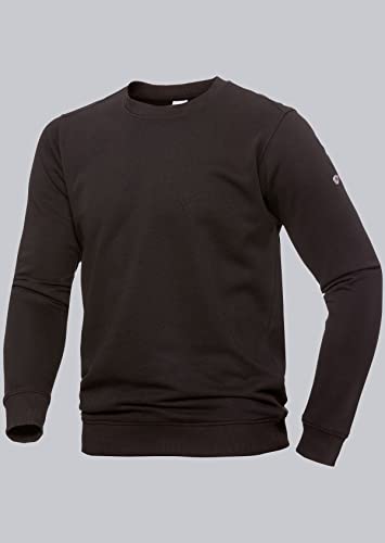 BP 1720-293-0032-3XL Unisex-Sweatshirt, Schlanke Silhouette, lange Ärmel und Rundhalsausschnitt, 280,00 g/m² Baumwolle mit Stretch, schwarz, 3XL BP 1720-293-0032-3XL Unisex-Sweatshirt, Schlanke Silhouette, lange Ärmel und Rundhalsausschnitt, 280,00 g/m² Baumwolle mit Stretch, schwarz, 3XL von BP