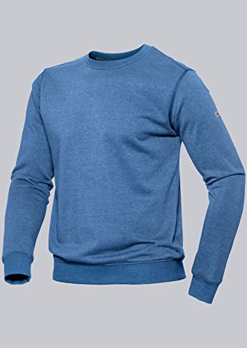 BP 1720-293-0116-XS Unisex-Sweatshirt, Schlanke Silhouette, lange Ärmel und Rundhalsausschnitt, 280,00 g/m² Verstärkte Baumwolle, azurblau, XS BP 1720-293-0116-XS Unisex-Sweatshirt, Schlanke Silhouette, lange Ärmel und Rundhalsausschnitt, 280,00 g/m² Verstärkte Baumwolle, azurblau, XS von BP