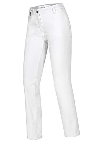 BP 1734-130-0021-36s Frauen-Chinos, mit Taschen, 205,00 g/m² Reine Baumwolle, weiß, 36s von BP