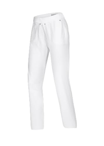 BP 1736-334-0021 Komforthose Für Damen, Schlanke Passform, 40% Baumwolle/35% Polyester/25% Elastomultiester, Weiß, Größe 44s von BP