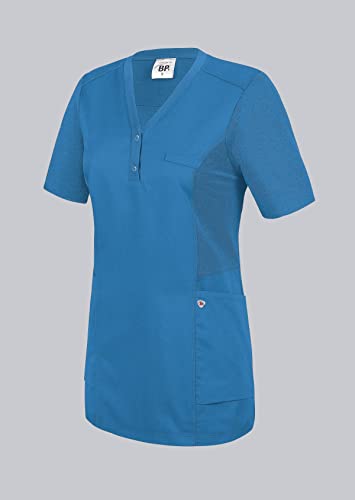 BP 1738-435-116-2XL Comfort-Tunika für Frauen, 1/2 Ärmel, Piqué-Einsätze und Arm-Lift-System, 180,00 g/m² Stoffmischung, azurblau, 2XL von BP