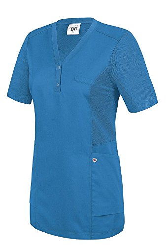 BP 1738-435-116-XS Comfort-Tunika für Frauen, 1/2 Ärmel, Piqué-Einsätze und Arm-Lift-System, 180,00 g/m² Stoffmischung, azurblau, XS BP 1738-435-116-XS Comfort-Tunika für Frauen, 1/2 Ärmel, Piqué-Einsätze und Arm-Lift-System, 180,00 g/m² Stoffmischung, azurblau, XS von BP