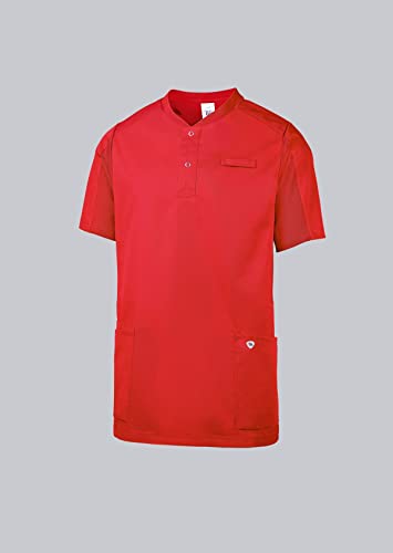 BP 1739-435-0081-3XL Unisex Comfort-Tunika, 1/2 Ärmel, Piqué-Einsätze und Arm-Lift-System, 180,00 g/m² Stoffmischung, rot, 3XL BP 1739-435-0081-3XL Unisex Comfort-Tunika, 1/2 Ärmel, Piqué-Einsätze und Arm-Lift-System, 180,00 g/m² Stoffmischung, rot, 3XL von BP