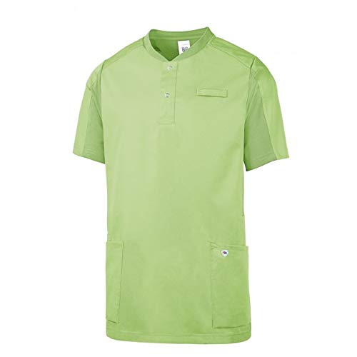 BP 1739-435-78-L Unisex Comfort-Tunika, 1/2 Ärmel, Piqué-Einsätze und Arm-Lift-System, 180,00 g/m² Stoffmischung, hellgrün, L BP 1739-435-78-L Unisex Comfort-Tunika, 1/2 Ärmel, Piqué-Einsätze und Arm-Lift-System, 180,00 g/m² Stoffmischung, hellgrün, L von BP