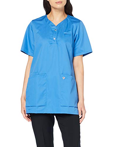 BP 1740-435-116-S Überzieh-Kasack für Frauen, 1/2 Hülse, V-Ausschnitt mit schmalem Druckknopfband, 180,00 g/m² Stoffmischung, azurblau ,S BP 1740-435-116-S Überzieh-Kasack für Frauen, 1/2 Hülse, V-Ausschnitt mit schmalem Druckknopfband, 180,00 g/m² Stoffmischung, azurblau ,S von BP