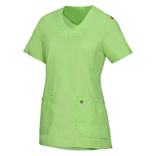 BP 1762-241-0078-Ln Überzieh-Kasack für Frauen, Superleichter Stoff, 150,00 g/m² Stoffmischung mit Stretch, hellgrün, Ln BP 1762-241-0078-Ln Überzieh-Kasack für Frauen, Superleichter Stoff, 150,00 g/m² Stoffmischung mit Stretch, hellgrün, Ln von BP