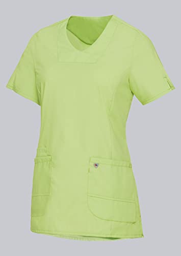 BP 1762-241-0078-Sn Überzieh-Kasack für Frauen, Superleichter Stoff, 150,00 g/m² Stoffmischung mit Stretch, hellgrün, Sn BP 1762-241-0078-Sn Überzieh-Kasack für Frauen, Superleichter Stoff, 150,00 g/m² Stoffmischung mit Stretch, hellgrün, Sn von BP