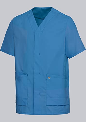 BP 1765-241-0116-XSn Unisex Kasack, Superleichter Stoff, 150,00 g/m² Stoffmischung mit Stretch, azurblau, XSn von BP