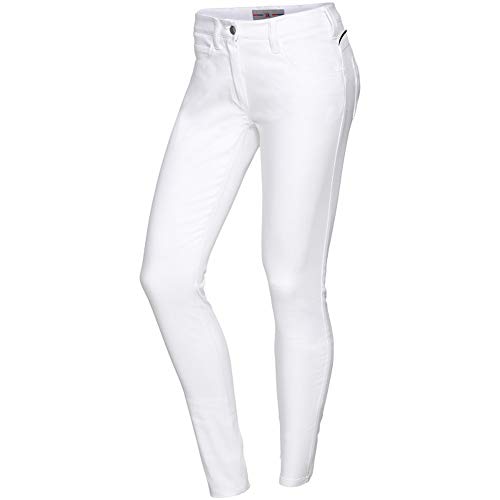 BP 1770-311-0021-27/32 Skinny Jeans für Frauen, Stretch-Stoff, 260,00 g/m² Stoffmischung mit Stretch, weiß, 27/32 von BP