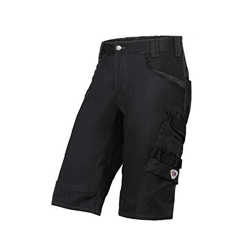 BP 1827-033-0032-46n Shorts, Höhere Taille am Rücken, 225,00 g/m² Stoffmischung mit Stretch, schwarz, 46n von BP