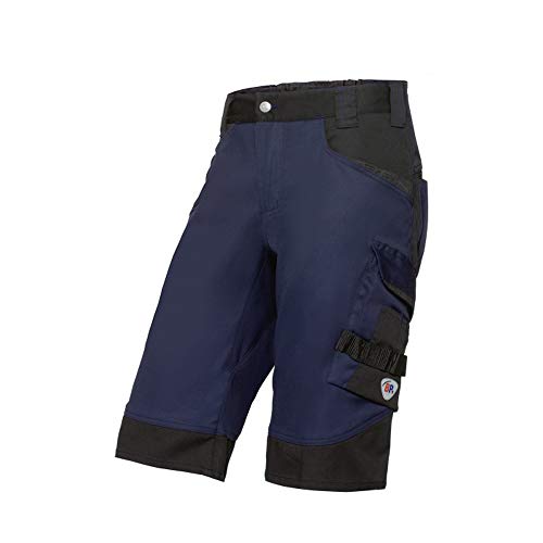 BP 1827-033-1432-52n Shorts, Höhere Taille am Rücken, 225,00 g/m² Stoffmischung mit Stretch, Nachtblau/Schwarz, 52n von BP