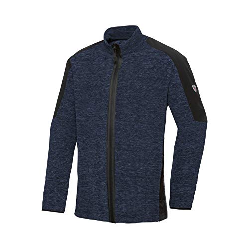 BP 1829-040-0113-2XLn Fleece-Jacke für Männer, Stehkragen, 275,00 g/m² 100% Polyester, Weltraum-Blau, 2XLn von BP