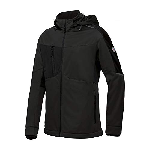 BP 1830-992-0032-Ln Herren-Softshell-Jacke, Stehkragen, Frontreißverschluss, 240,00 g/m² 100% Polyester, schwarz, Ln von BP