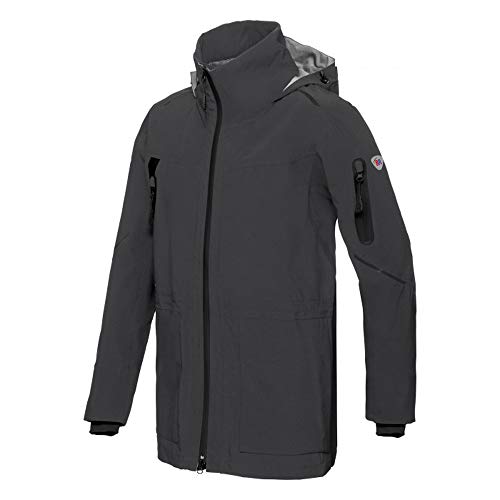 BP 1831-104-0056-XLn Wetterfeste Jacke, Stehkragen, verstellbare Kapuze, 180,00 g/m² 100% Polyester, anthrazit, XLn von BP