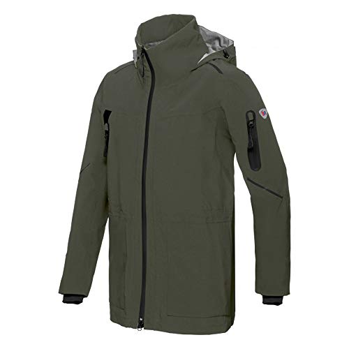 BP 1831-104-0073-3XLn Wetterfeste Jacke, Stehkragen, verstellbare Kapuze, 180,00 g/m² 100% Polyester, oliv, 3XLn von BP