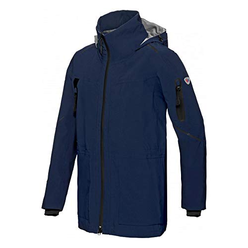 BP 1831-104-0110-4XLn Wetterfeste Jacke, Stehkragen, verstellbare Kapuze, 180,00 g/m² 100% Polyester, Nachtblau, 4XLn von BP