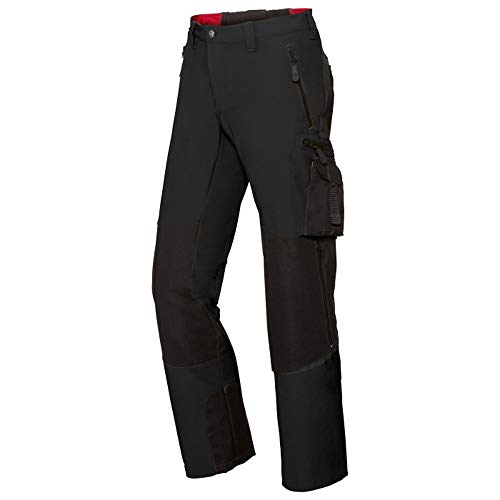 BP 1861-620-0032-44l Super-Stretch-Hose für Männer, Schlanke Silhouette mit höherer Taille am Rücken, 250,00 g/m² Stoffmischung mit Stretch, schwarz, 44l von BP