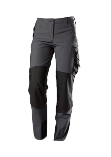 BP 1862-620-5632-44l Super-Stretch-Hose für Frauen, Schlanke Silhouette, 250,00 g/m² Stoffmischung mit Stretch, anthrazit/schwarz, 44l von BP