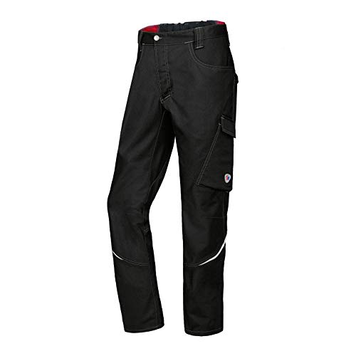 BP 1960-570-0032-58s Arbeitshose für Männer, Schlanke Silhouette mit höherer Taille am Rücken, 250,00 g/m² Stoffmischung mit Stretch, schwarz, 58s BP 1960-570-0032-58s Arbeitshose für Männer, Schlanke Silhouette mit höherer Taille am Rücken, 250,00 g/m² Stoffmischung mit Stretch, schwarz, 58s von BP