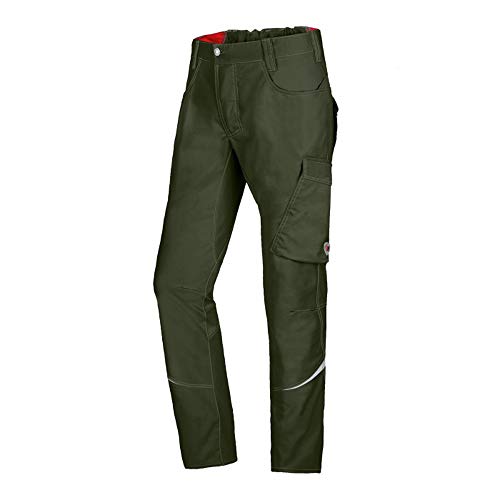 BP 1960-570-0073-52s Arbeitshose für Männer, Schlanke Silhouette mit höherer Taille am Rücken, 250,00 g/m² Stoffmischung mit Stretch, oliv, 52s BP 1960-570-0073-52s Arbeitshose für Männer, Schlanke Silhouette mit höherer Taille am Rücken, 250,00 g/m² Stoffmischung mit Stretch, oliv, 52s von BP