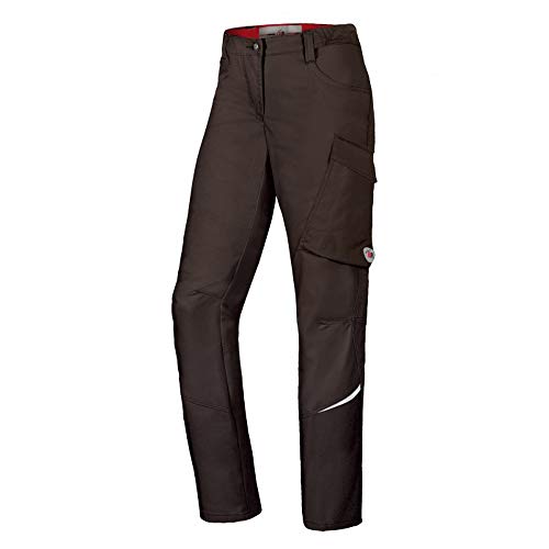 BP 1961-570-0048-44l Stoffmischung mit Stretch Schlanke Silhouette Arbeitshosen für Frauen, 0.65 Polyester/35% Baumwolle, Braun, 44l von BP