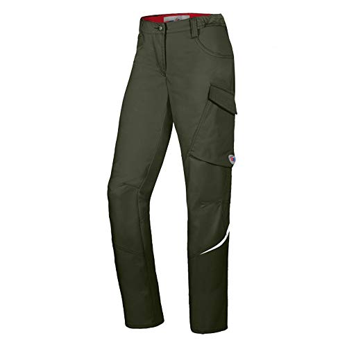 BP 1961-570-0073-50n Arbeitshosen für Frauen, Schlanke Silhouette, 250,00 g/m² Stoffmischung mit Stretch, oliv, 50n von BP