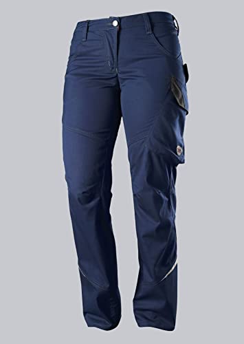 BP 1981-570-110 Schmale Arbeitshose für Damen - Schlanke Silhouette - Stretchmaterial - Elastischer Bund - 65% Polyester, 35% Baumwolle - Normale Passform - Größe: 54n - Farbe: nachtblau von BP