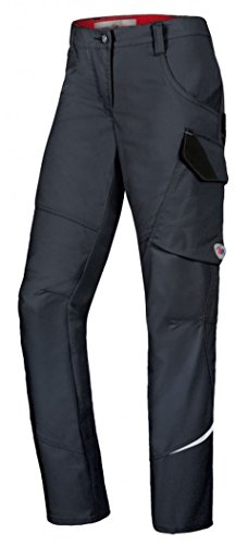 BP 1981-570-56 Schmale Arbeitshose für Damen - Schlanke Silhouette - Stretchmaterial - Elastischer Bund - 65% Polyester, 35% Baumwolle - Normale Passform - Größe: 34n - Farbe: anthrazit von BP