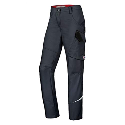 BP 1981-570-56 Schmale Arbeitshose für Damen - Schlanke Silhouette - Stretchmaterial - Elastischer Bund - 65% Polyester, 35% Baumwolle - Normale Passform - Größe: 52n - Farbe: anthrazit von BP